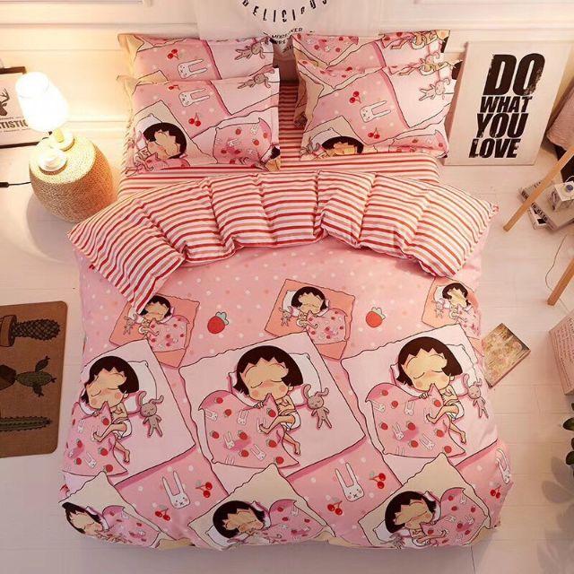 BỘ CHĂN GA VÀ VỎ GỐI POLY COTTON