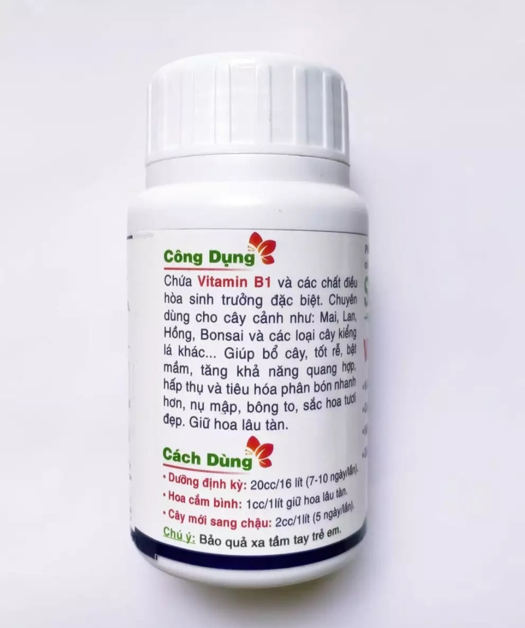 Phân Bón NPK Sinh Học Chuyên Kích Rễ Có Chất Điều Hòa Sinh Trưởng Super Roots Vitamin B1 100ml, thuốc kích rễ