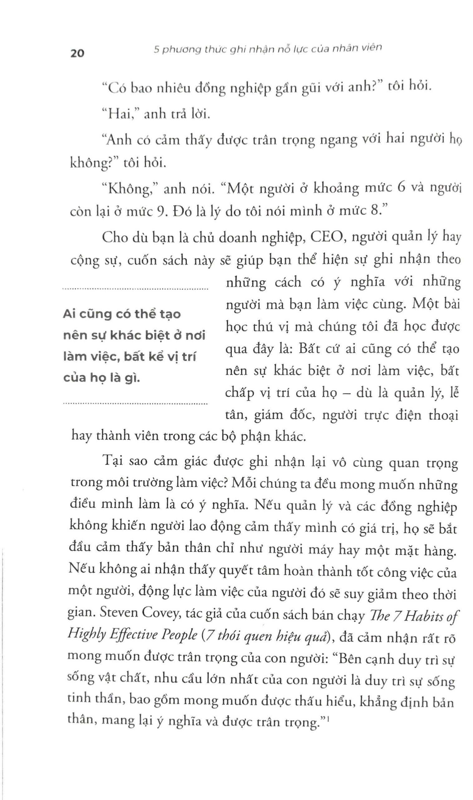 5 Phương Thức Ghi Nhận Nỗ Lực Của Nhân Viên