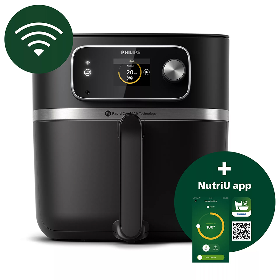 Nồi Chiên Không Dầu cao cấp Philips HD9880/90 XXL - Hàng Chính Hãng