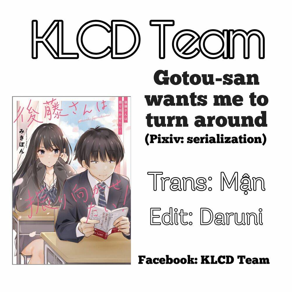 gotou-san wa furimukasetai! chapter 7.3 1