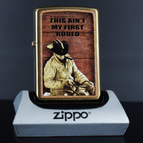 Bật Lửa Zippo 204b Cowboy This Aint My First