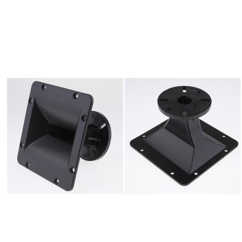 2 Gói 160X160 Mm Miệng Dẹp 25 Mm Họng Loa Sừng Tweeter Cho Nhà Khuếch Đại Âm Thanh Loa, dài Ném Khoảng Cách