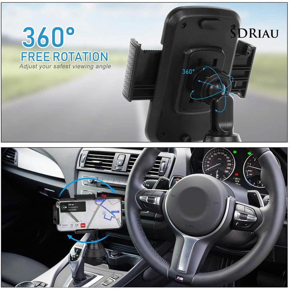 Giá Đỡ Điện Thoại / Gps Xoay 360 Độ Thông Dụng Cho Xe Hơi