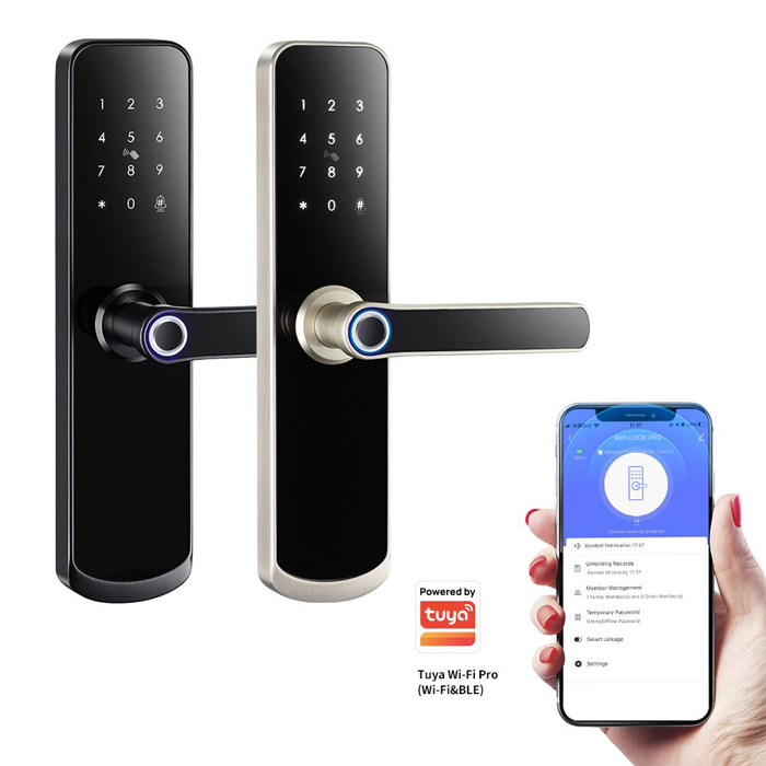 Khóa Cửa Wifi Thông Minh Điều Khiển Qua Ứng Dụng Tuya DHC-A260