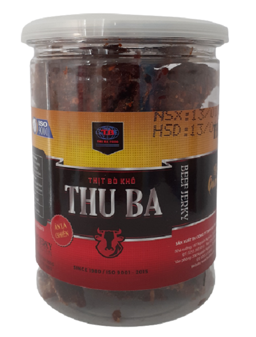 Snacks Stick Spicy Beef Jerky. Thịt bò khô QUE loại 1 thơm ngon Thu Ba Quảng Ngãi 300gr