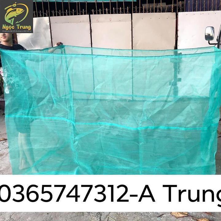 Vèo Nuôi Ốc,Nuôi Cá,Nuôi Ếch - Cao 1m5 Rộng 2m Dài 2m . Có Nắp Đậy,Mắt lưới 3li. Có Thể Ngâm Nước 3-5 Năm