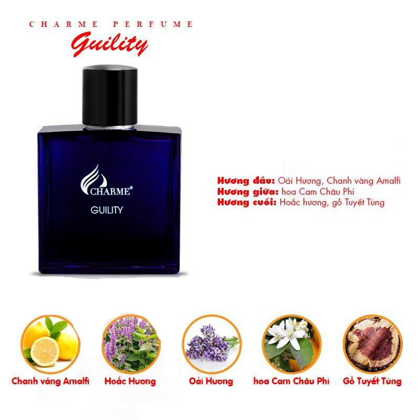 Nước Hoa Nam Charme Guilty 50ml