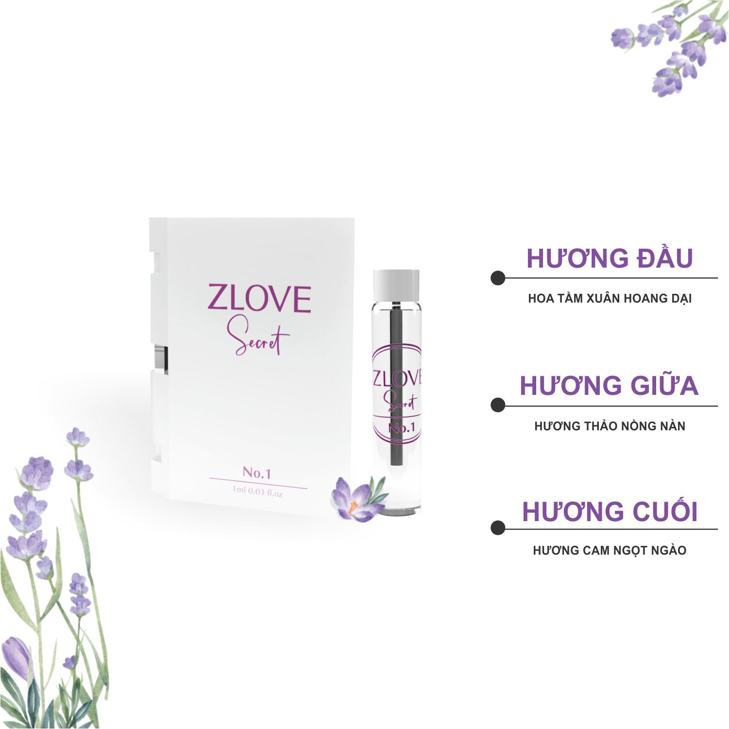 Nước Hoa Vùng Kín Zlove Secret -Hương Thơm Ngọt Ngào, Nữ Tính - Lưu Giữ Mùi Hương Cả Ngày