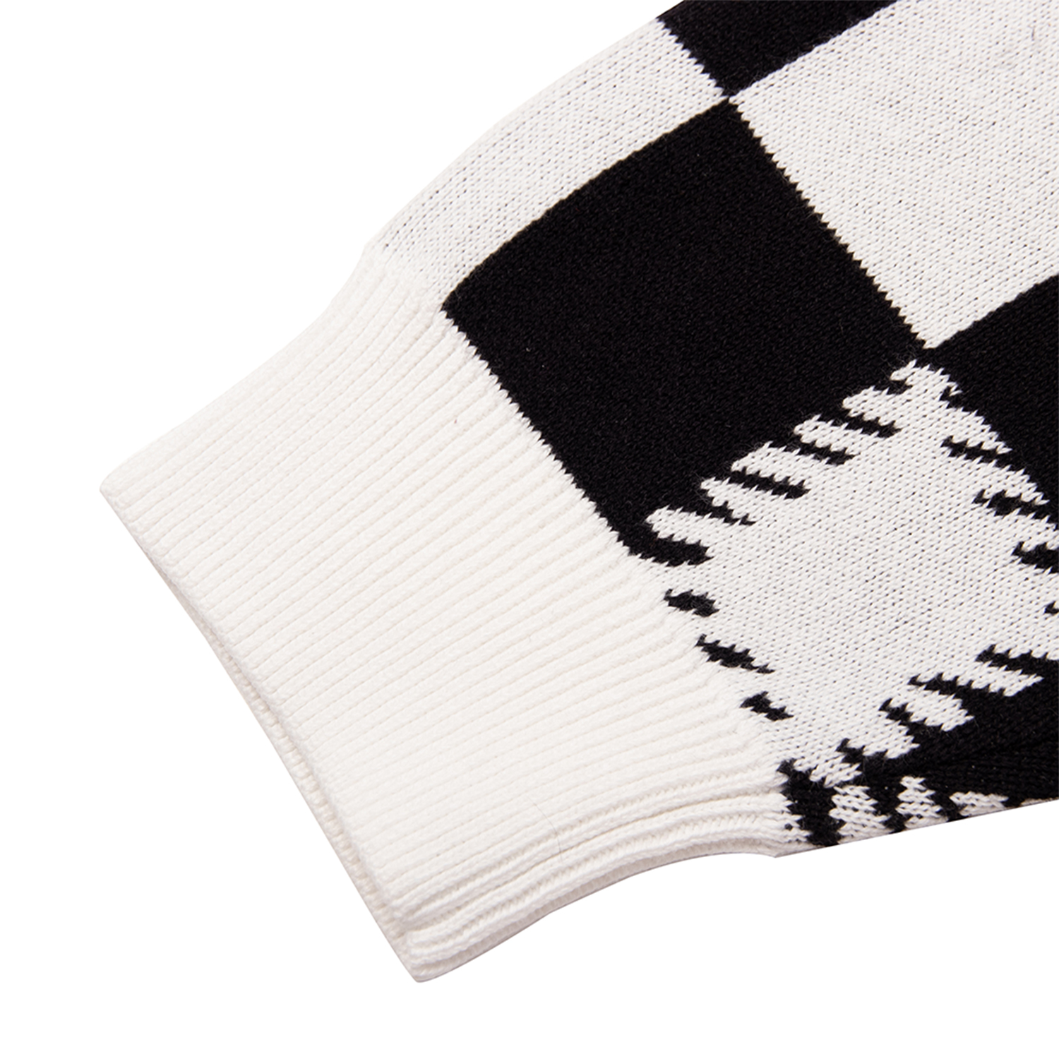 DirtyCoins Áo khoác Checkerboard Knit Cardigan