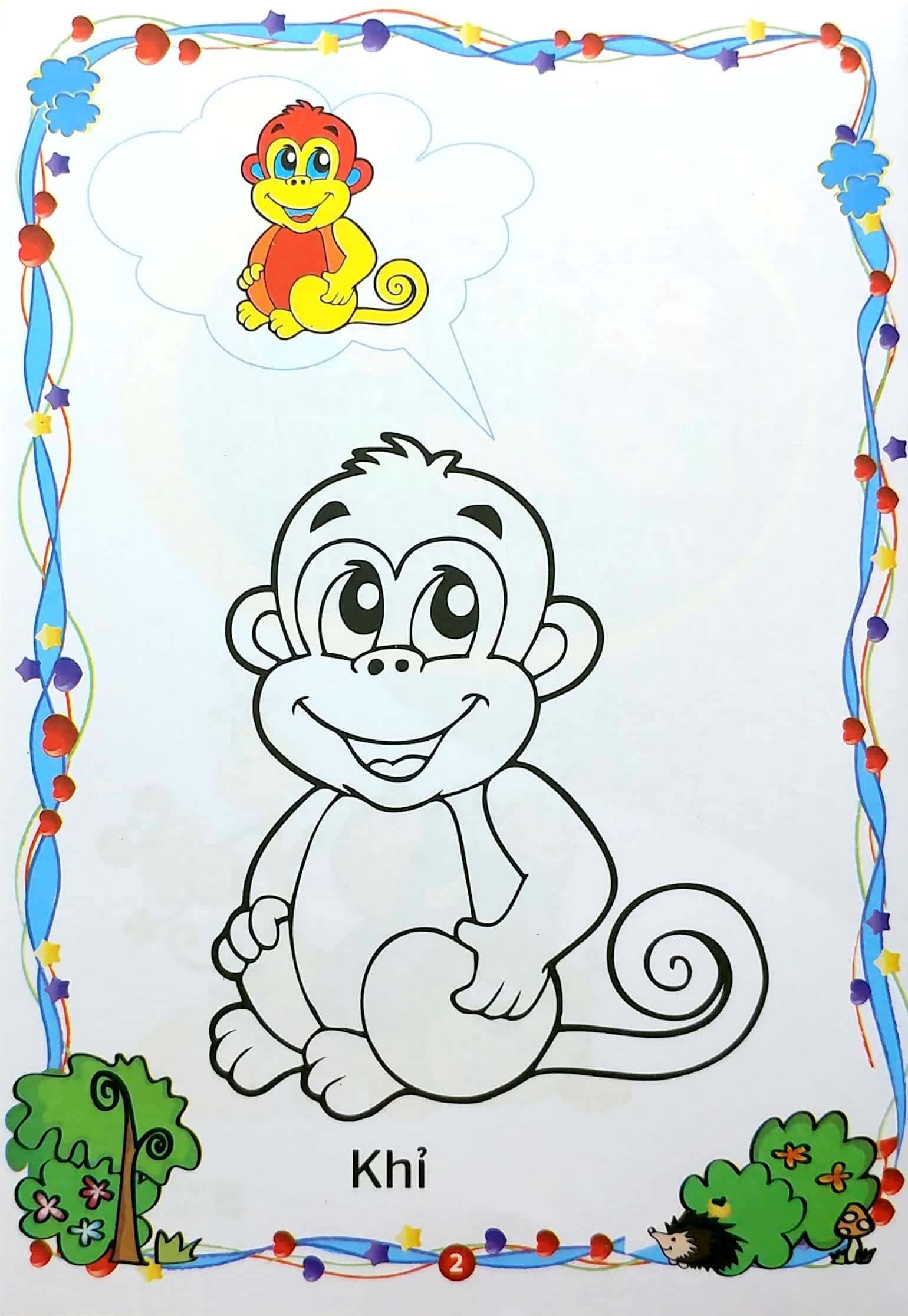 Bé Yêu Tô Màu - Động Vật Hoang Dã