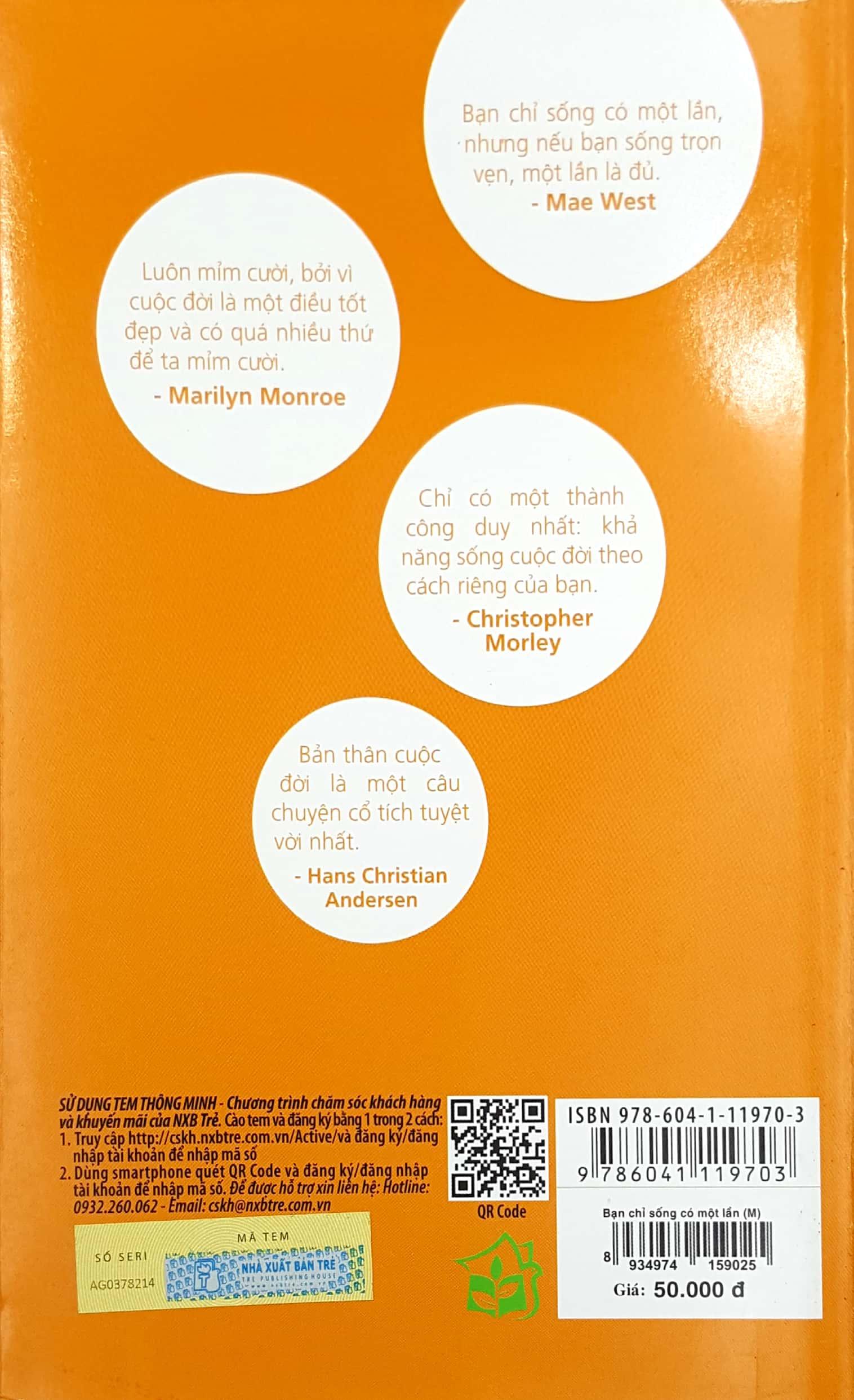 Keep Calm - Bạn Chỉ Sống Có Một Lần