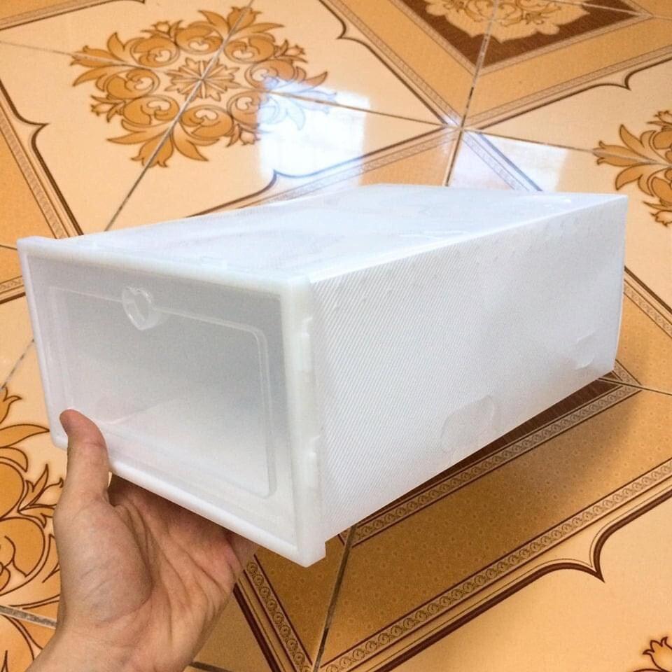 Combo 3 hộp đựng giầy dép trong suốt-sang trọng-chống bụi-chống ẩm mốc-dễ dàng lắp ráp,gấp gọn - Yumeshop94