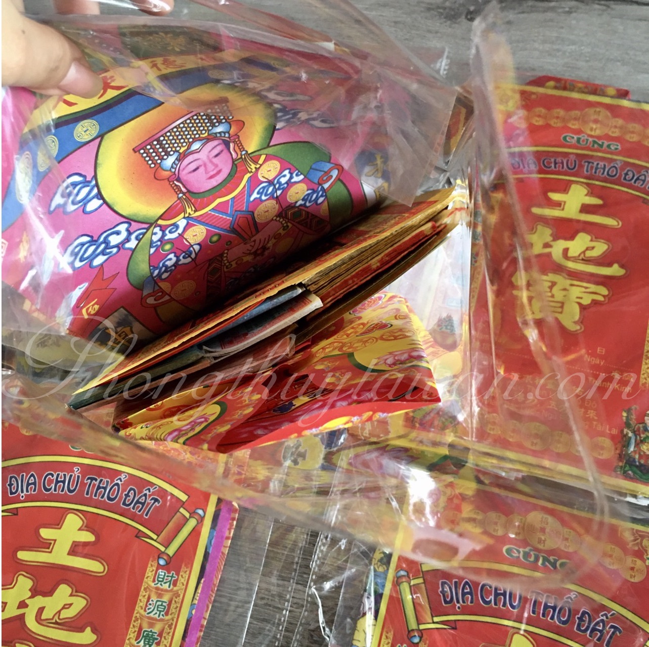 Bộ giấy cúng Thổ Địa Đất Đai