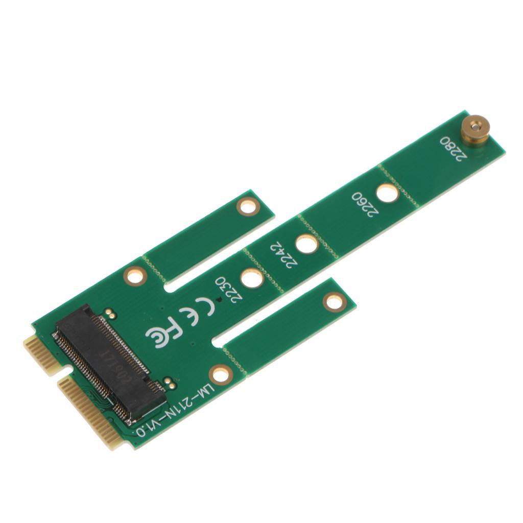 Mini mSATA PCI-E  3.0 SSD to  M.2  Male Adapter Converter Card