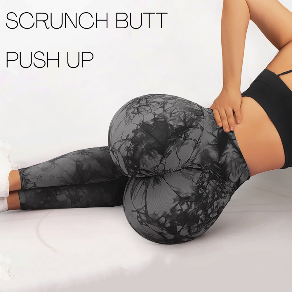 Quần legging liền mạch cho phụ nữ tập thể dục quần yoga quần cao cổ cà vạt di động Color: SL657CT Size: S