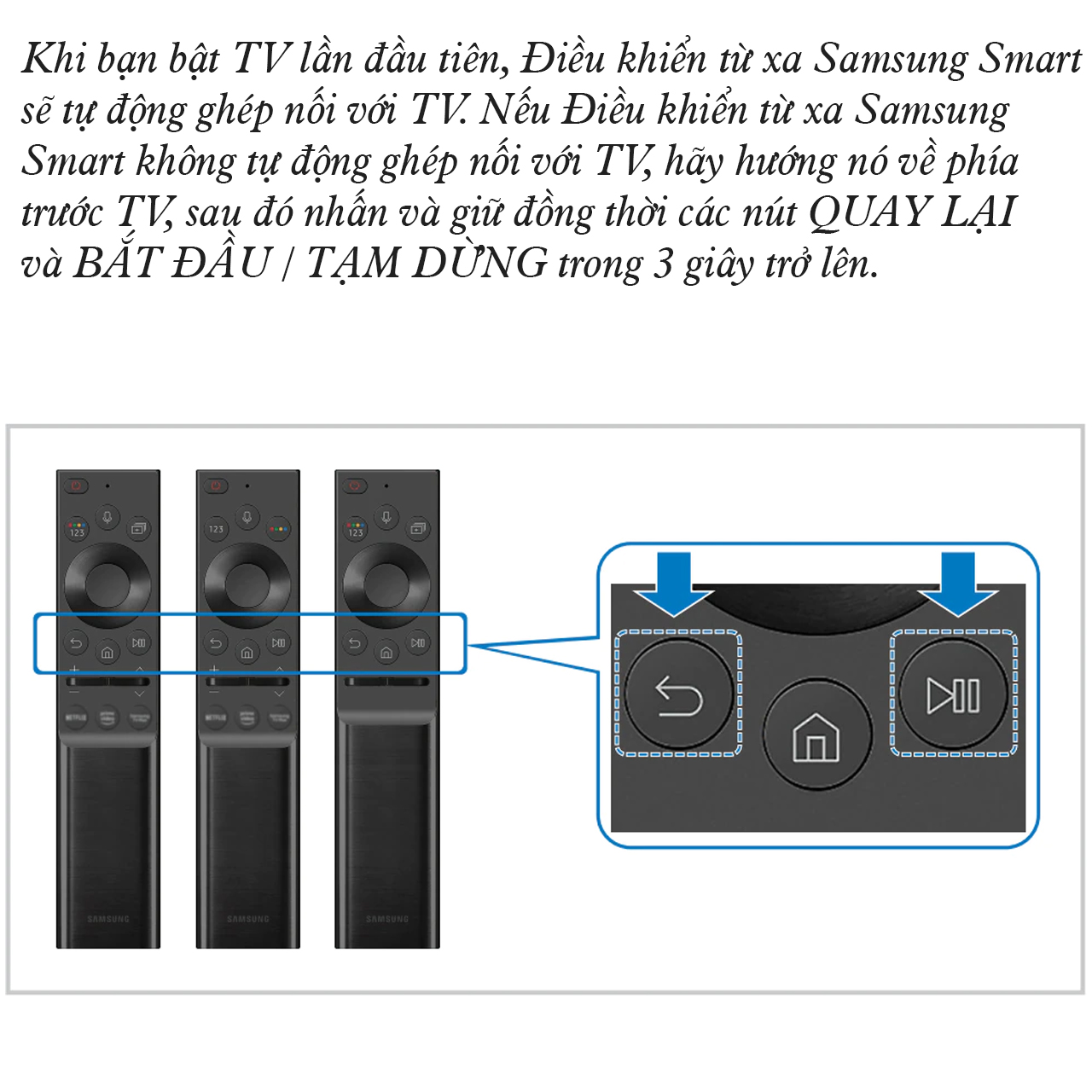 Điều khiển tivi Vineteam dành cho SAMSUNG Smart Tivi 4K, QLED loại cong, remote điều khiển bằng giọng nói - hàng nhập khẩu