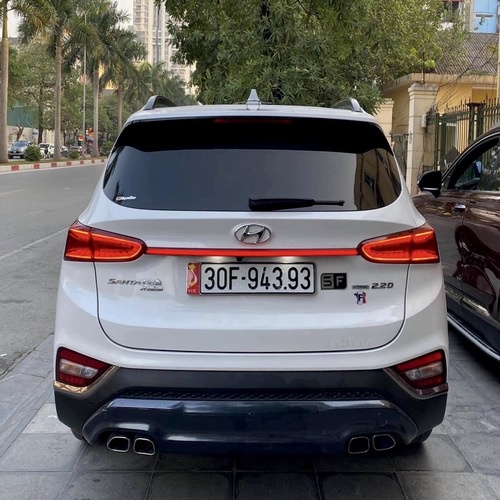 Đèn Led cốp sau xe Hyundai Santafe 2019 - 2022, Led trang trí tay mở cốp