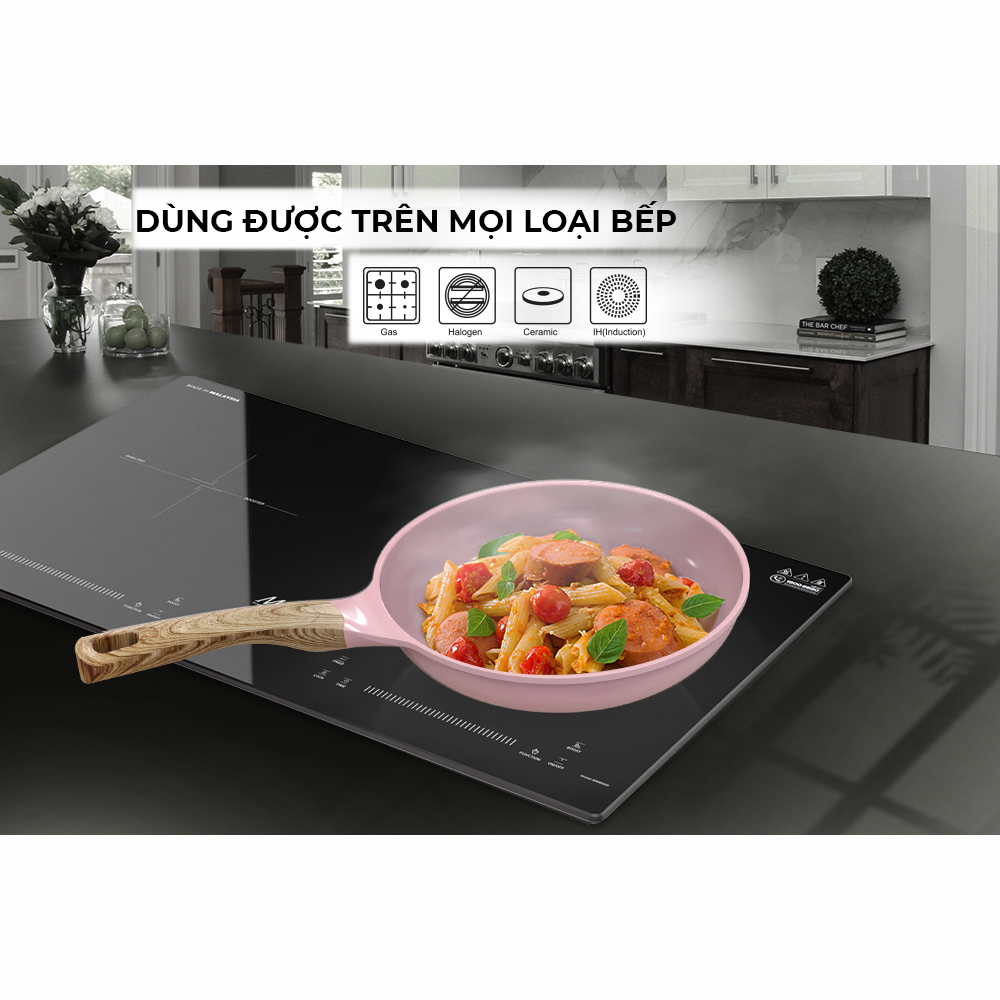 Chảo Sâu Siêu Bền Đá Dura Pro Sunhouse DP26MF