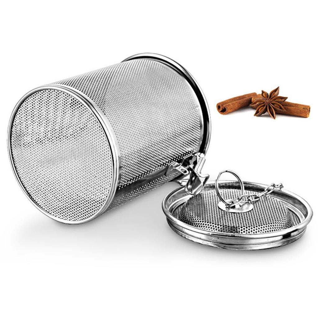 Stainless Steel Spice Seasoning Strainer Tea Ball Strainer 0.3L