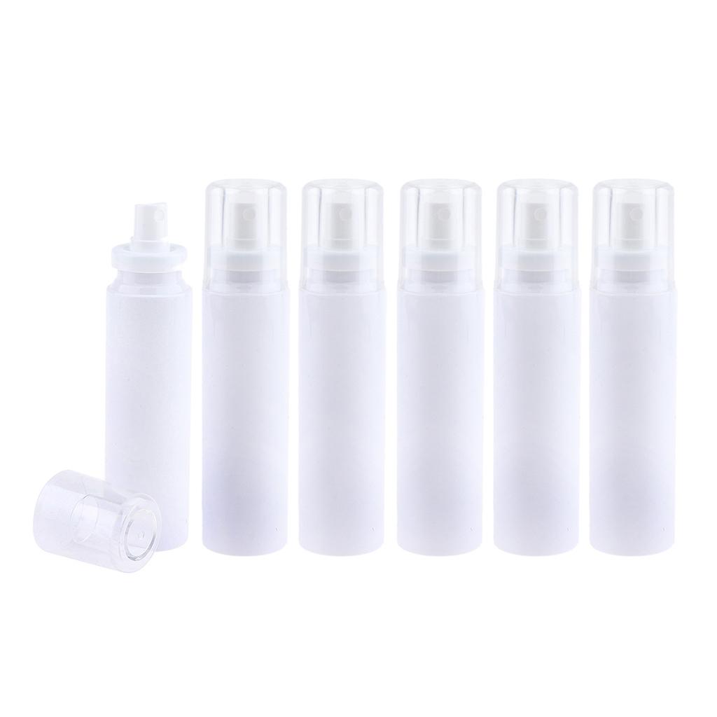 6 Chiếc Trống Mỹ Sương Bơm Chai Xịt Nước Hoa Mực Atomizer Hộp Đựng