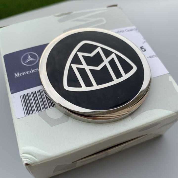 Logo biểu tượng gắn vô lăng xe ô tô, xe hơi cao cấp Maybach loại 52mm và loại 59mm