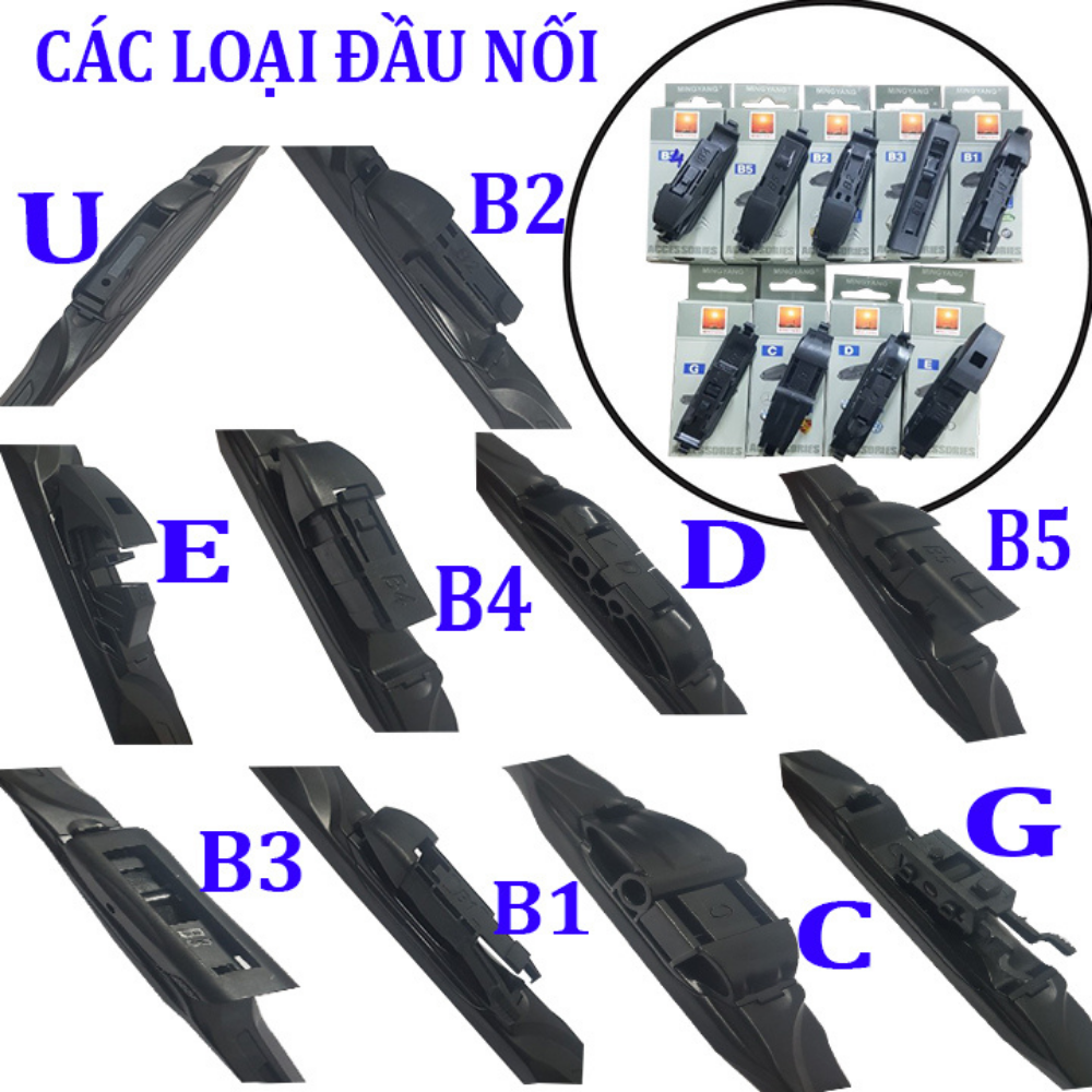 Cần gạt nước ô tô thanh 3 khúc A9 dùng cho Suzuki Ertiga, Wargon R, Swift,...Và các xe khác của hãng Suzuki - Hàng nhập khẩu