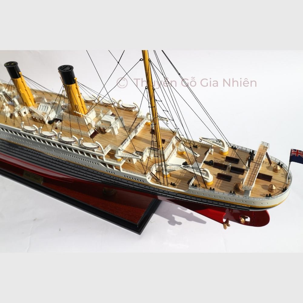 [Giá xưởng] Mô Hình Thuyền Gỗ Trang Trí Phong Thủy Dạng Thuyền Du Lịch RMS TITANIC Chính Hãng, Hàng Xuất Khẩu Chất Lượng Cao