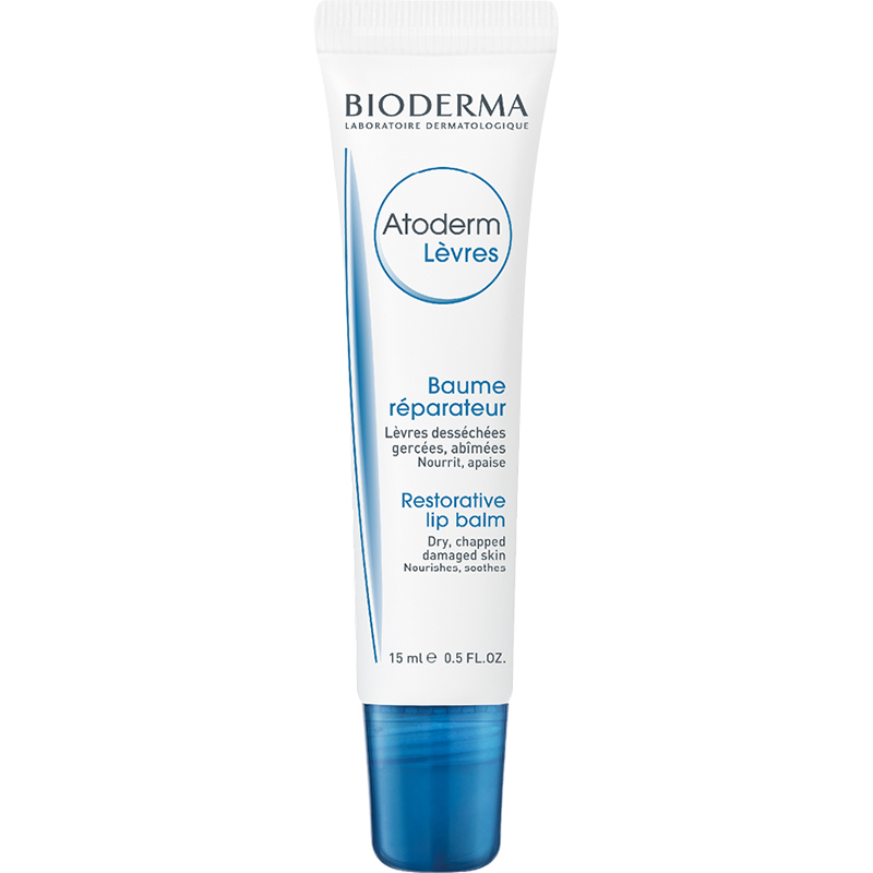 Dưỡng Môi Khô Nứt Nẻ, Tổn Thương Bioderma Atoderm Lips Baume - 15ml
