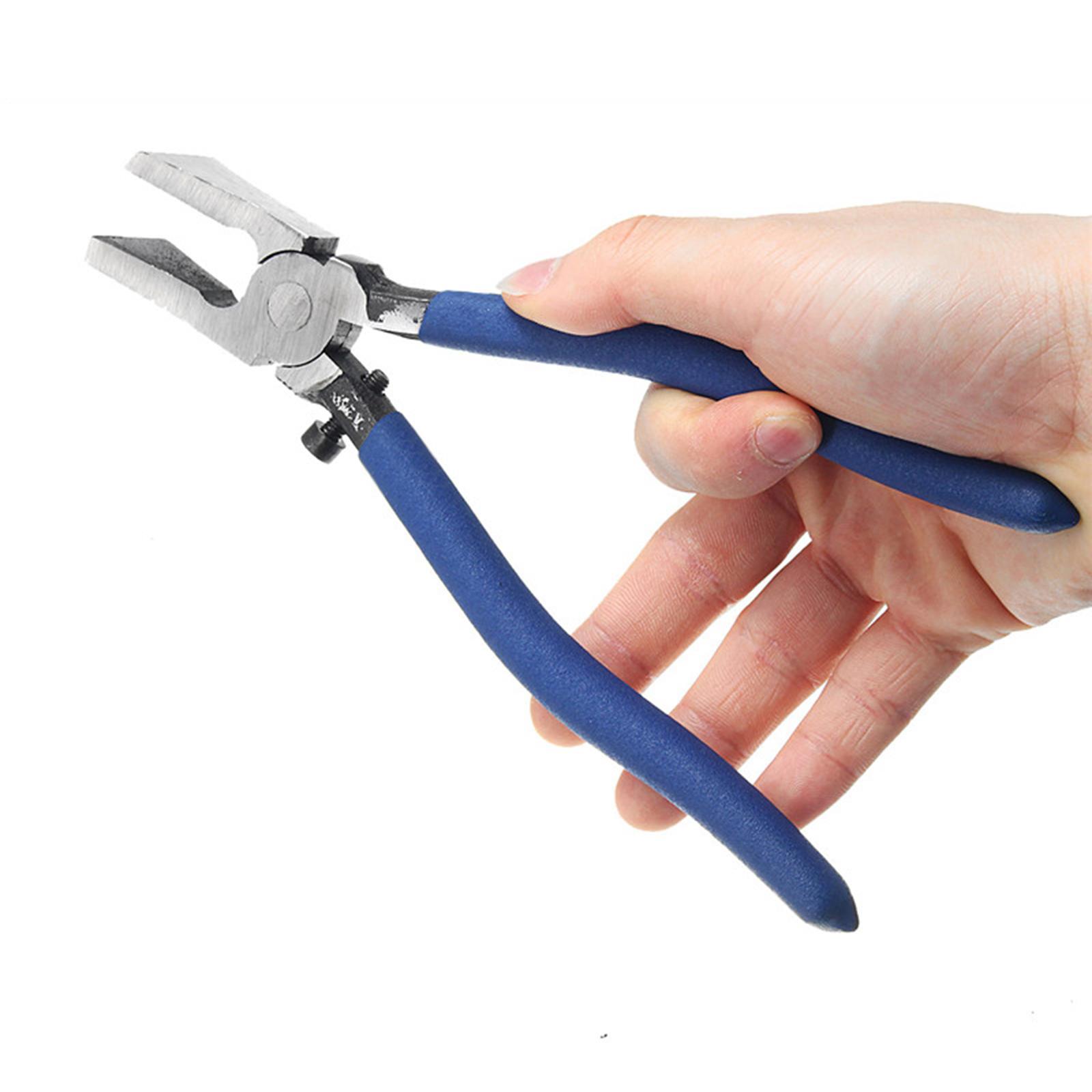 Metal Key Fob Plier Breaking Hand Tool Glass Running Pliers for Mosaic Art