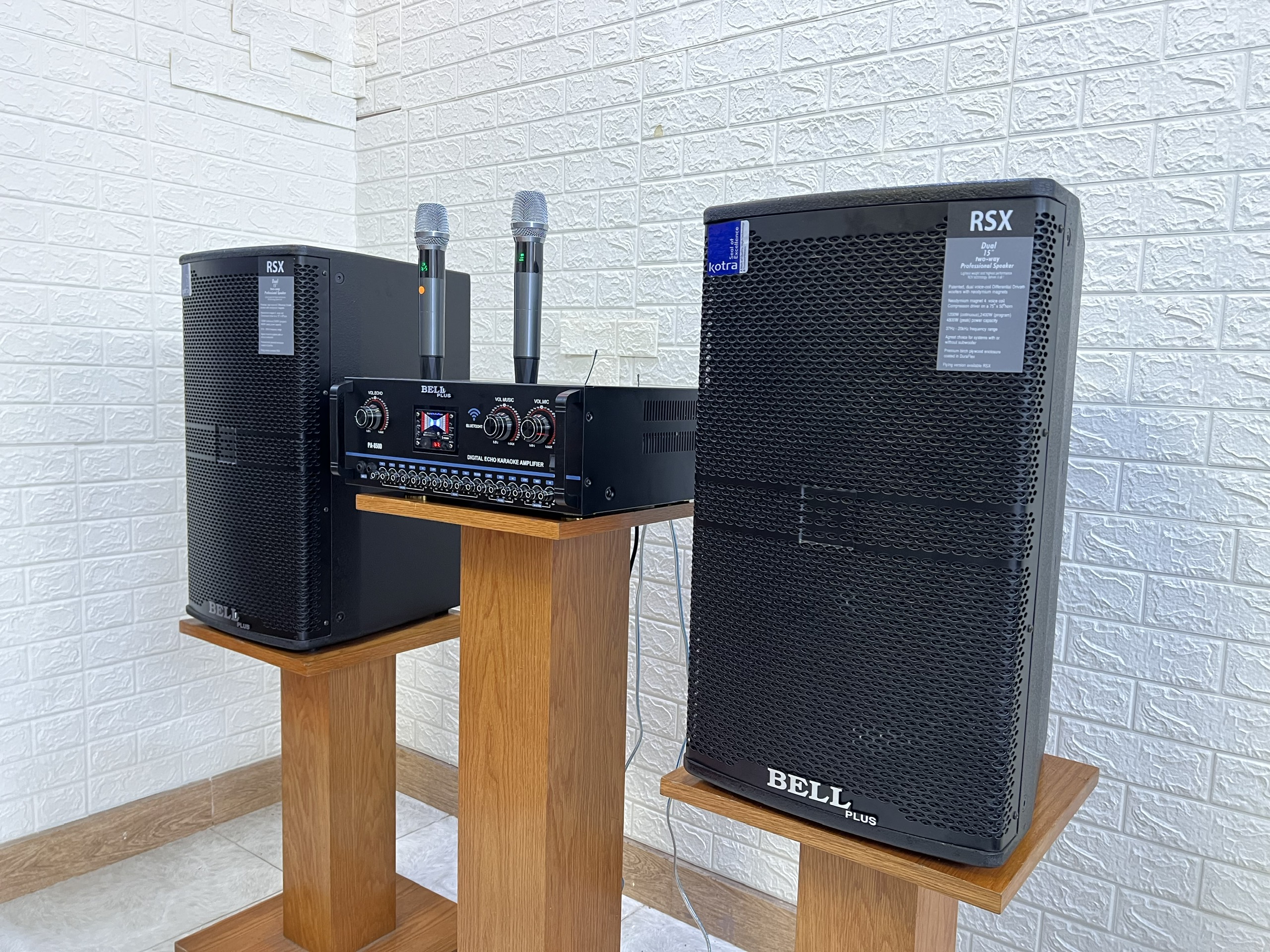 Dàn karaoke và nghe nhạc PA - 6012 BellPlus tích hợp Bluetooth
