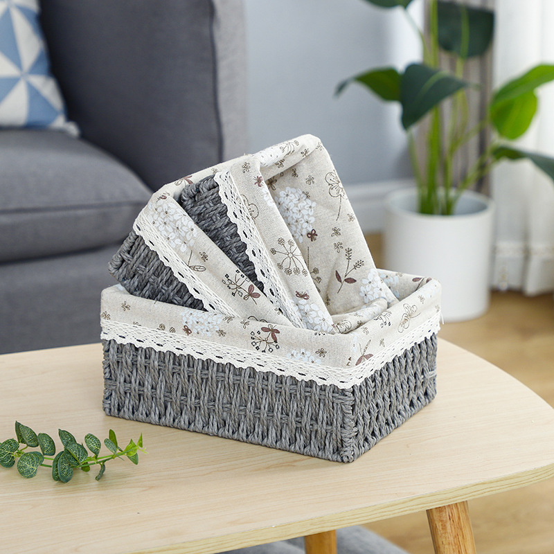 Giỏ Cói Đựng Đồ Size Siêu Lớn Dùng Để Giày Dép Quần Áo Ở Các Phòng Spa Và Trang Trí Nhà Cửa