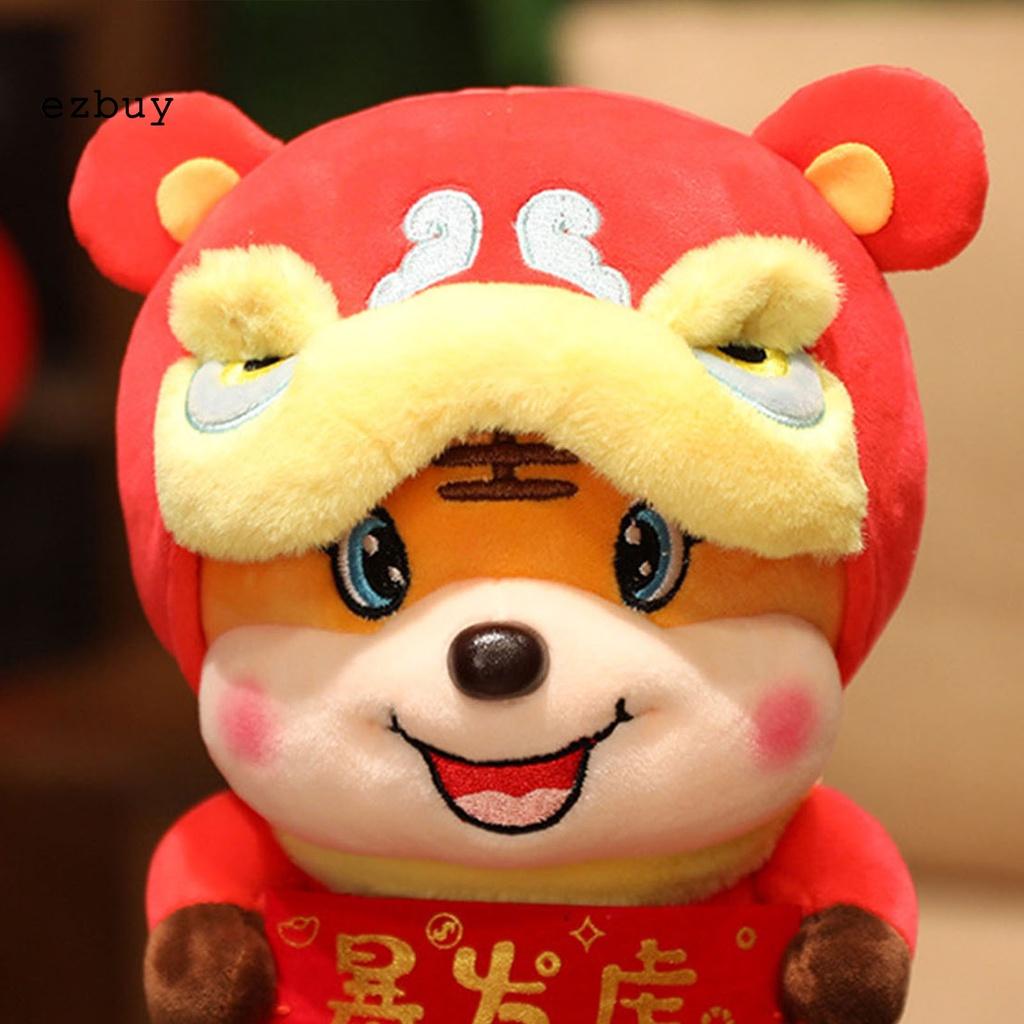 Exquisite Plush Toy Tiger 2022 Chinese New Year Mascot Stuffed Toy Novelty for Home