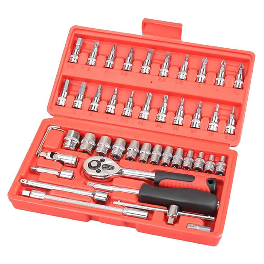46Pcs Hand Tools Kit In Box