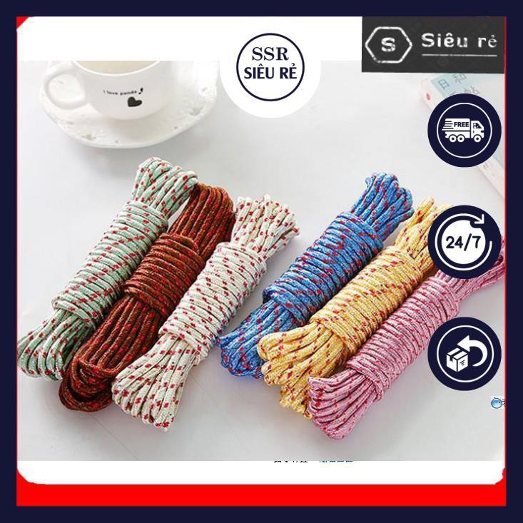 Cuộn Dây Dù 7 lõi 4mm Siêu Bền 10m Dùng Cột Lều Trại Tiện Lợi