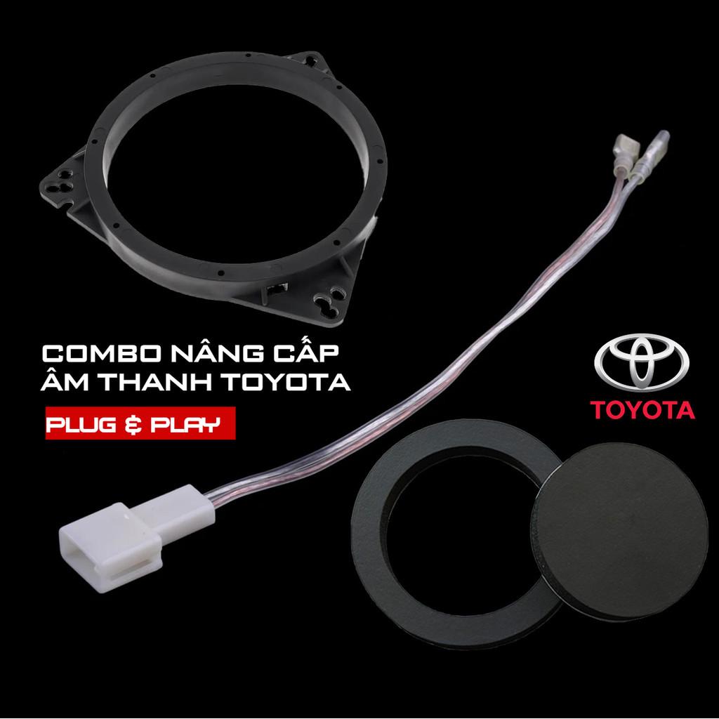 TOYOTA Độ Loa Plug and Play Giắc độ loa  ĐỜI MỚI COMBO CẮM GIẮC DIN GIỮ NGUYÊN BẢN giắc Loa ô tô nhiều đời xe