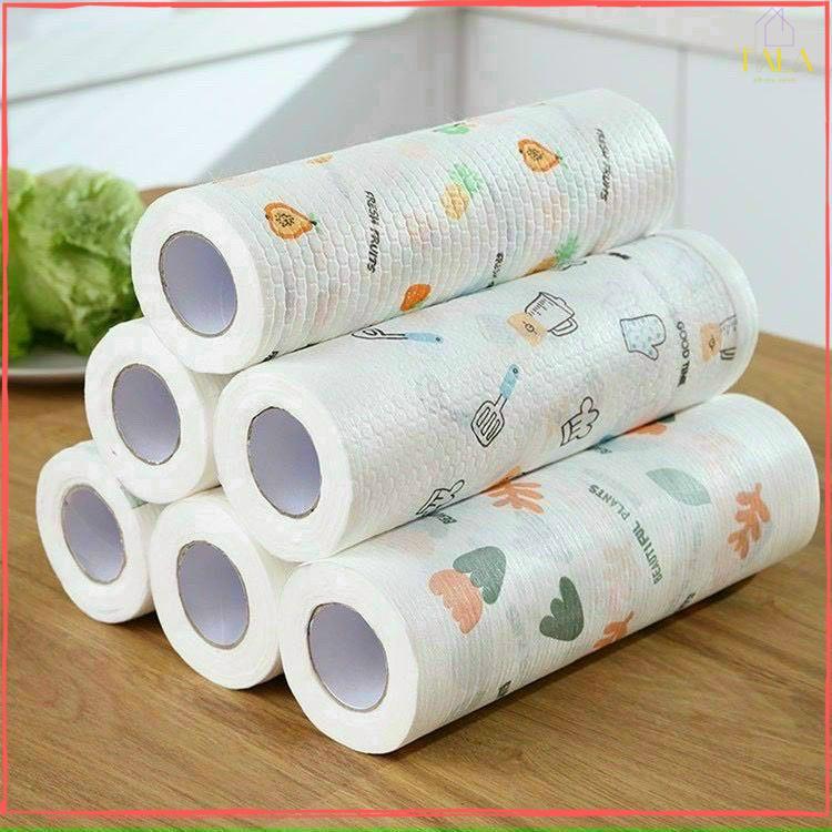 GIấy Lau 50 Tờ Lau Thấm Đa Năng, Siêu Thấm, Siêu Sạch, Dễ Lau Chùi Vô Cùng