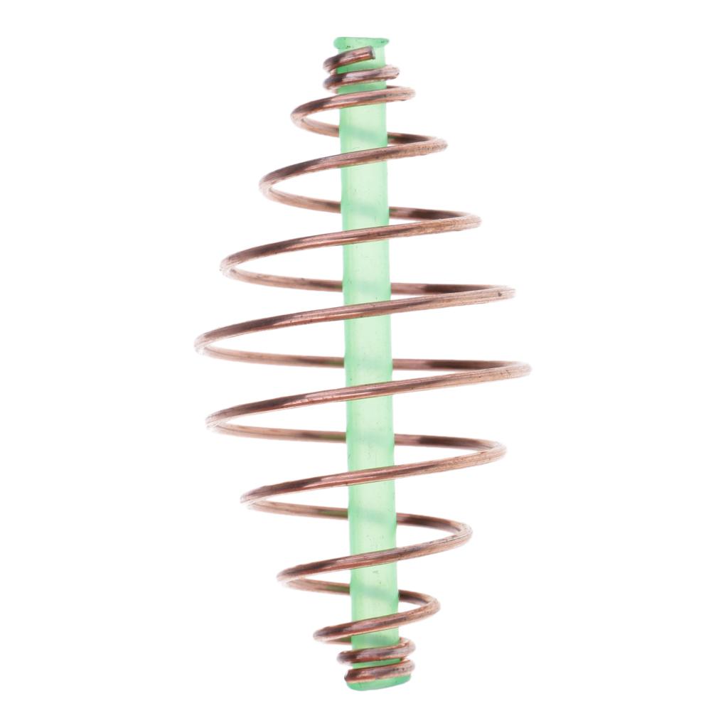 2xMetal Fishing Feeders Fishing Tackle Bait Thrower 4.5x2.2cm Coarse Bait