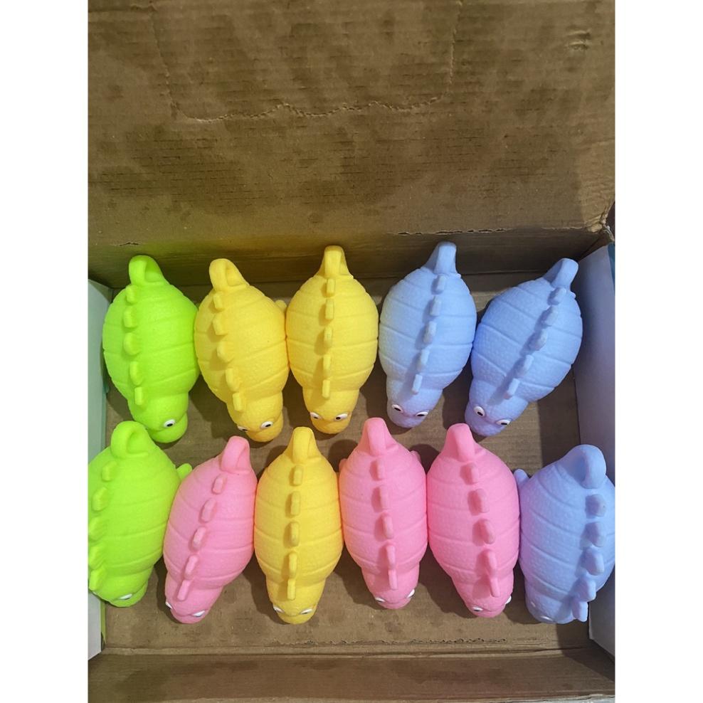 CON KHỦNG LONG Squishy Mochi hình phát sáng mềm mịn dễ thương chân thực giảm stress co dãn đàn hồi ngộ nghĩnh bóp giải t