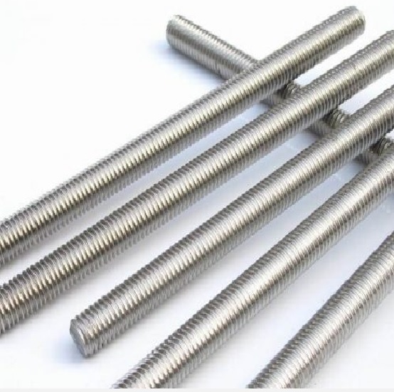Thanh ty ren 8mm, TYM8, sắt mạ kẽm, phi 8 ly dài 1 mét