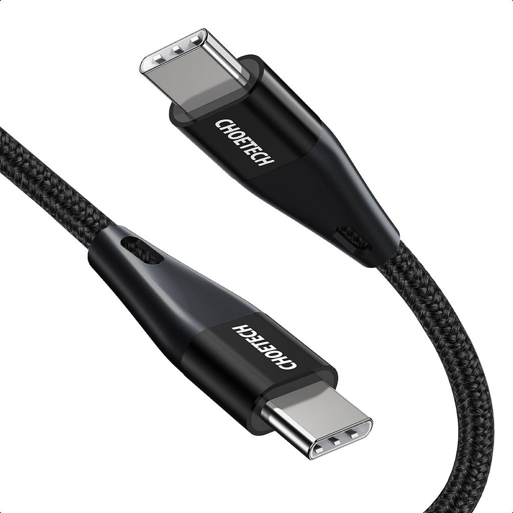 Cáp Sạc Nhanh USB Type C To Type C 60W Dài 1.2M CHOETECH XCC-1003 (HÀNG CHÍNH HÃNG)