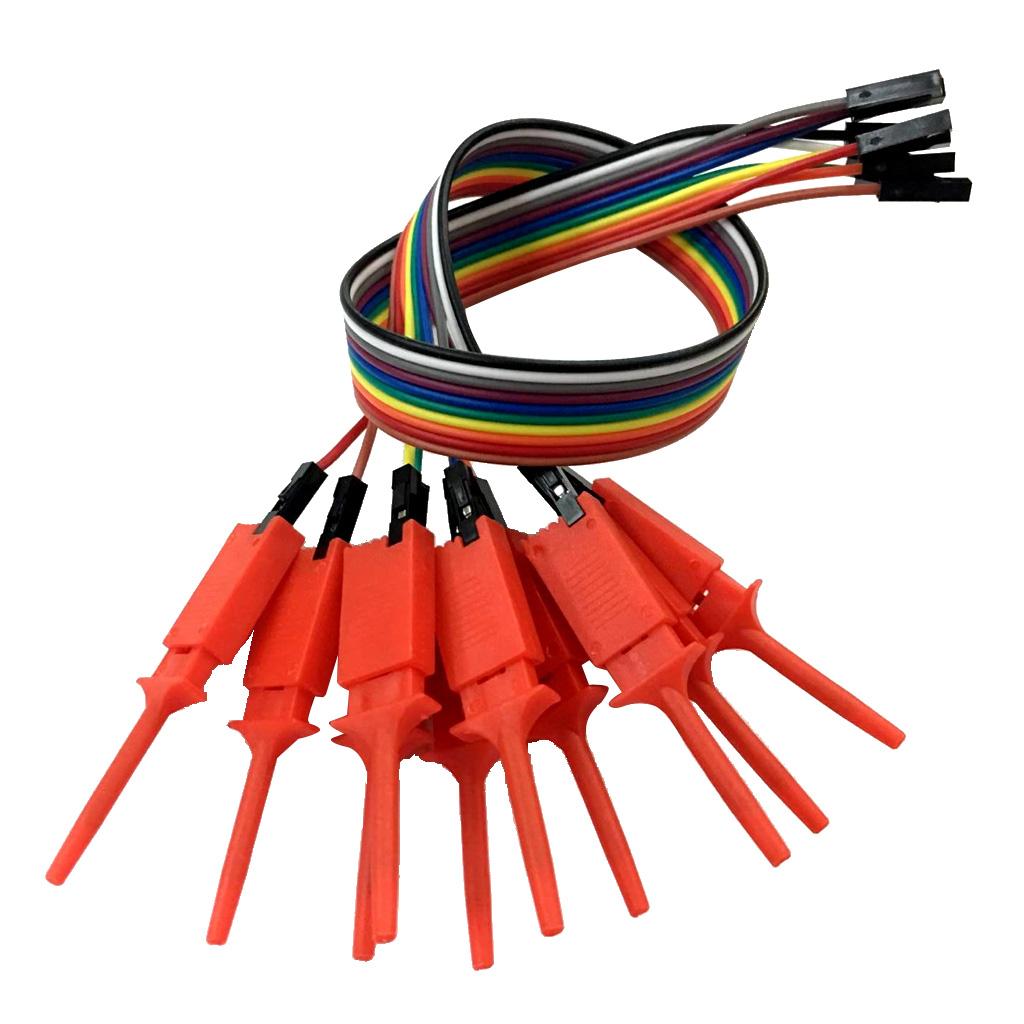 10 Pieces Logic Analyzer Cable Probe Test Hook Clip Line