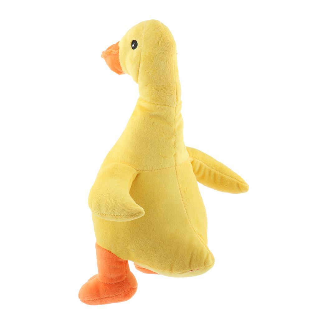 Pet Dog Puppy Cat Chewing Squeaker Cotton Squeaky  Toy Navy Blue