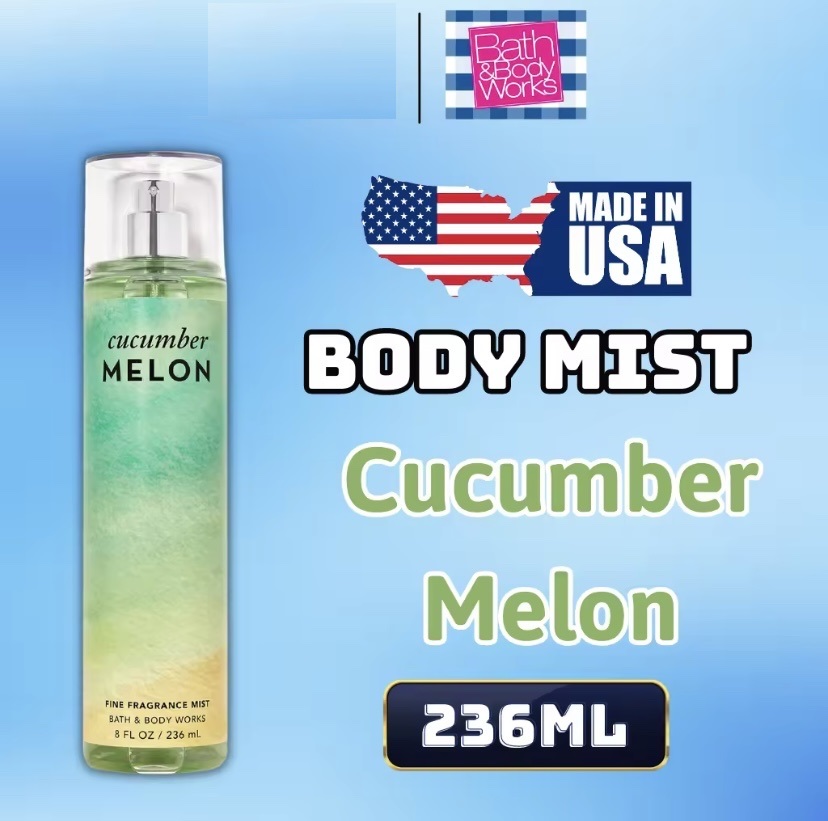 Body Mist Cucumber Melon - Xịt Thơm Bath and Body Work Cucumber Melon 236ml