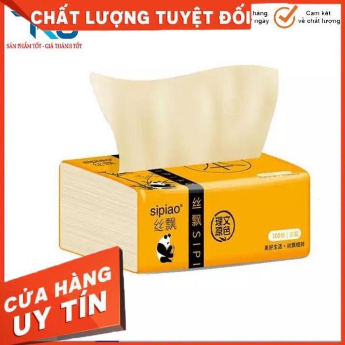 Giấy ăn than tre gấu trúc hoạt tính siêu dai SIPIAO cao cấp