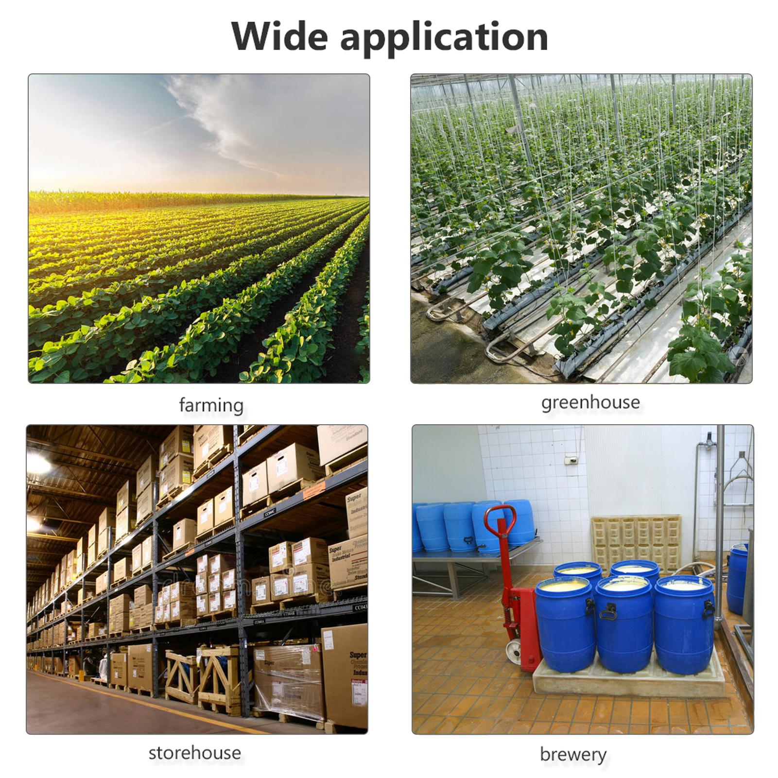 3 in 1 Carbon Dioxide Detector Air Quality Monitor 2pcs Temperature Humidity Air Analyzer for CO2 Digital CO2 Meter