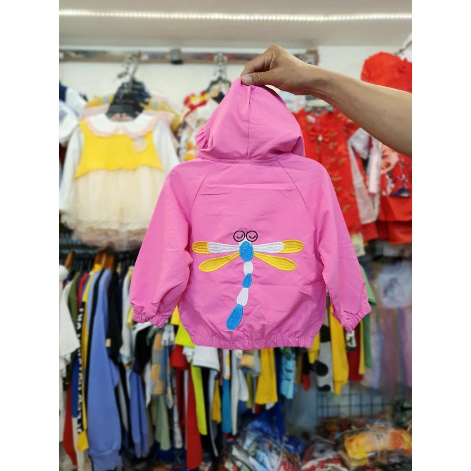 Áo khoác cho bé gái hình dễ thương size 10-18kg hàng nhập Quảng Châu cao cấp