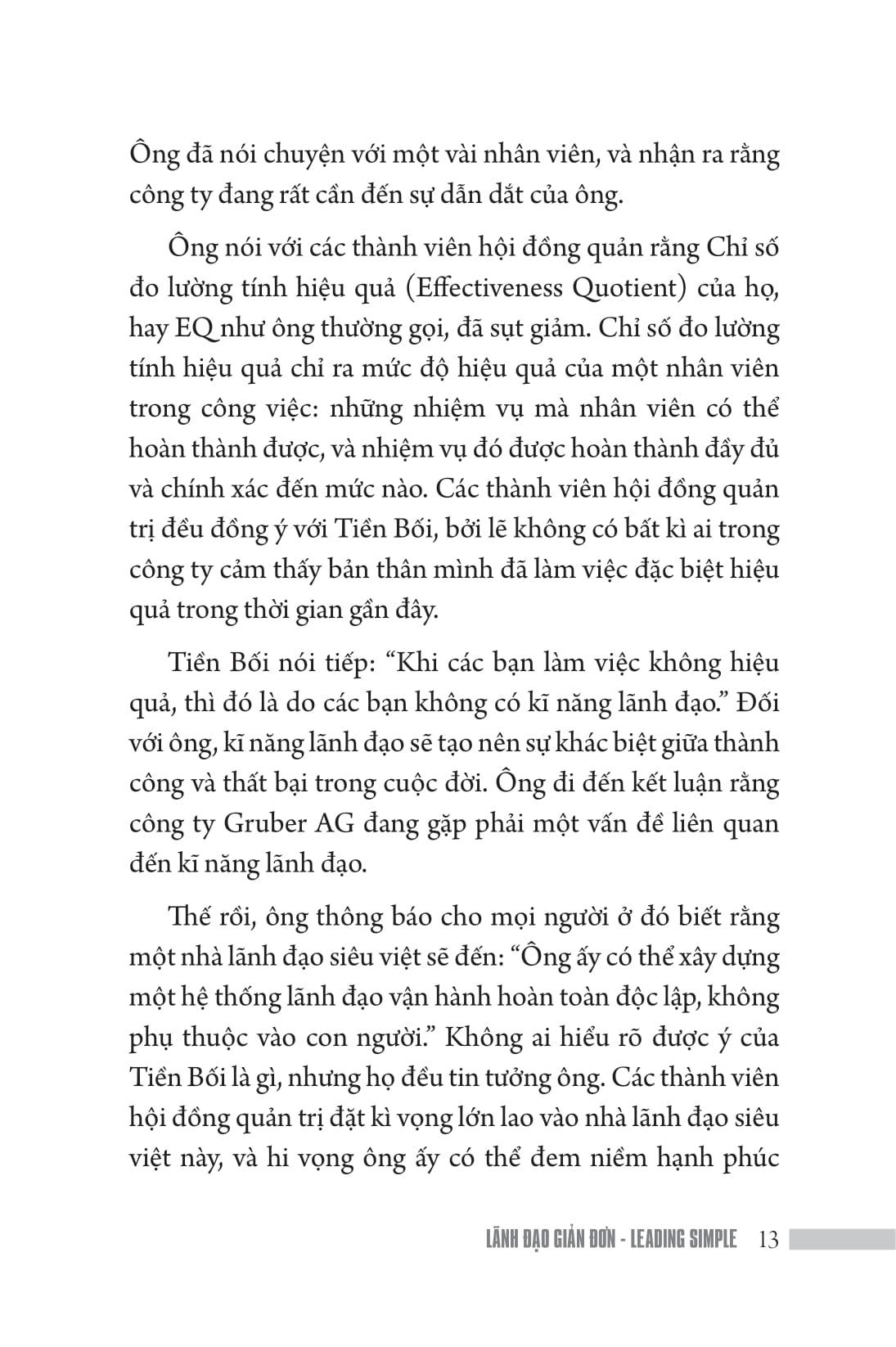 Lãnh Đạo Giản Đơn - Leading Simple