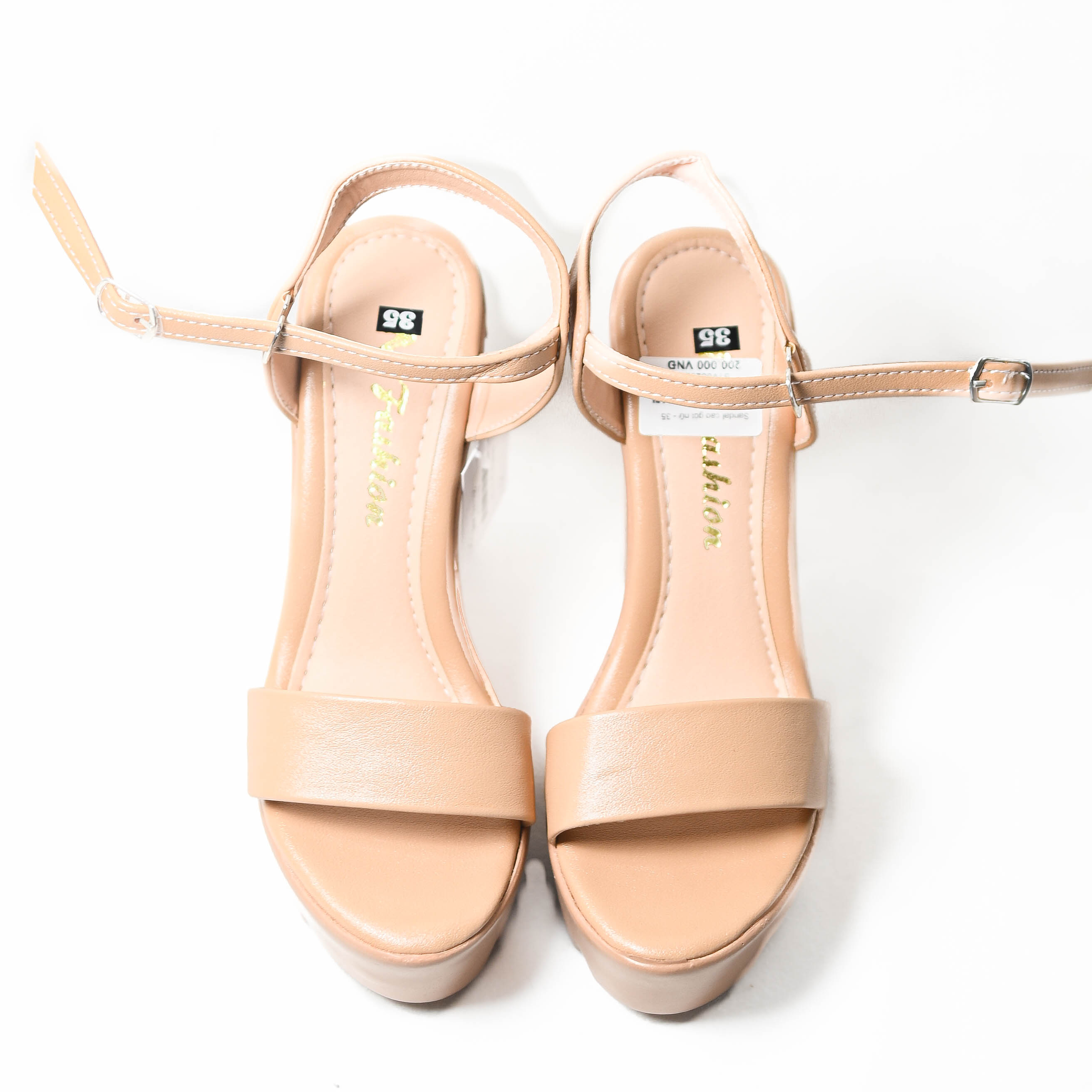 Sandal cao gót nữ đế 12cm
