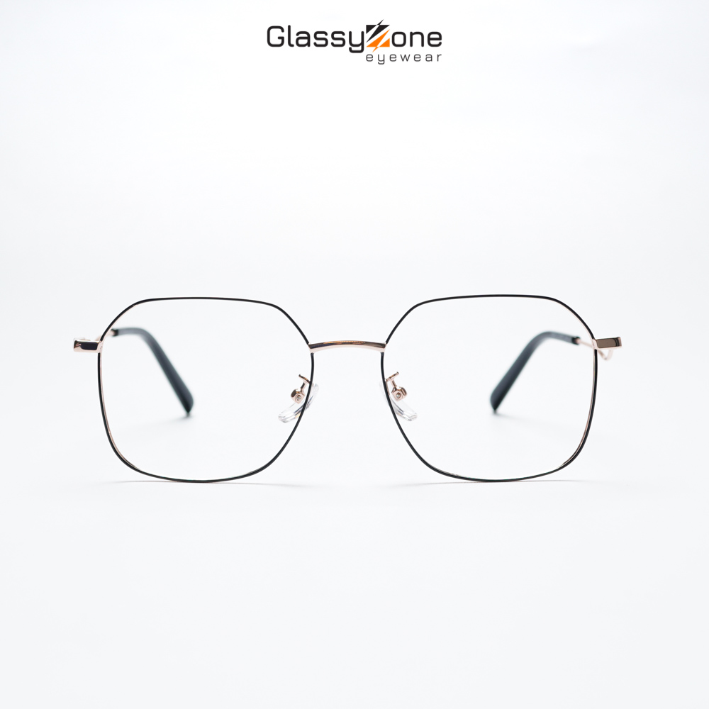 Gọng kính cận, Mắt kính giả cận nhựa dẻo Form Vuông Unisex Nam Nữ Shiniee - GlassyZone